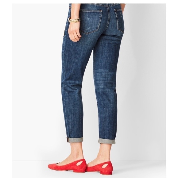 Talbots Girlfriend Jeans in Griffin Wash Sz. 6 - Picture 2 of 9